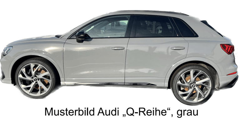 Ausschnitt aus dem Handzettel: Nach einem Audi wie diesem wird gesucht.