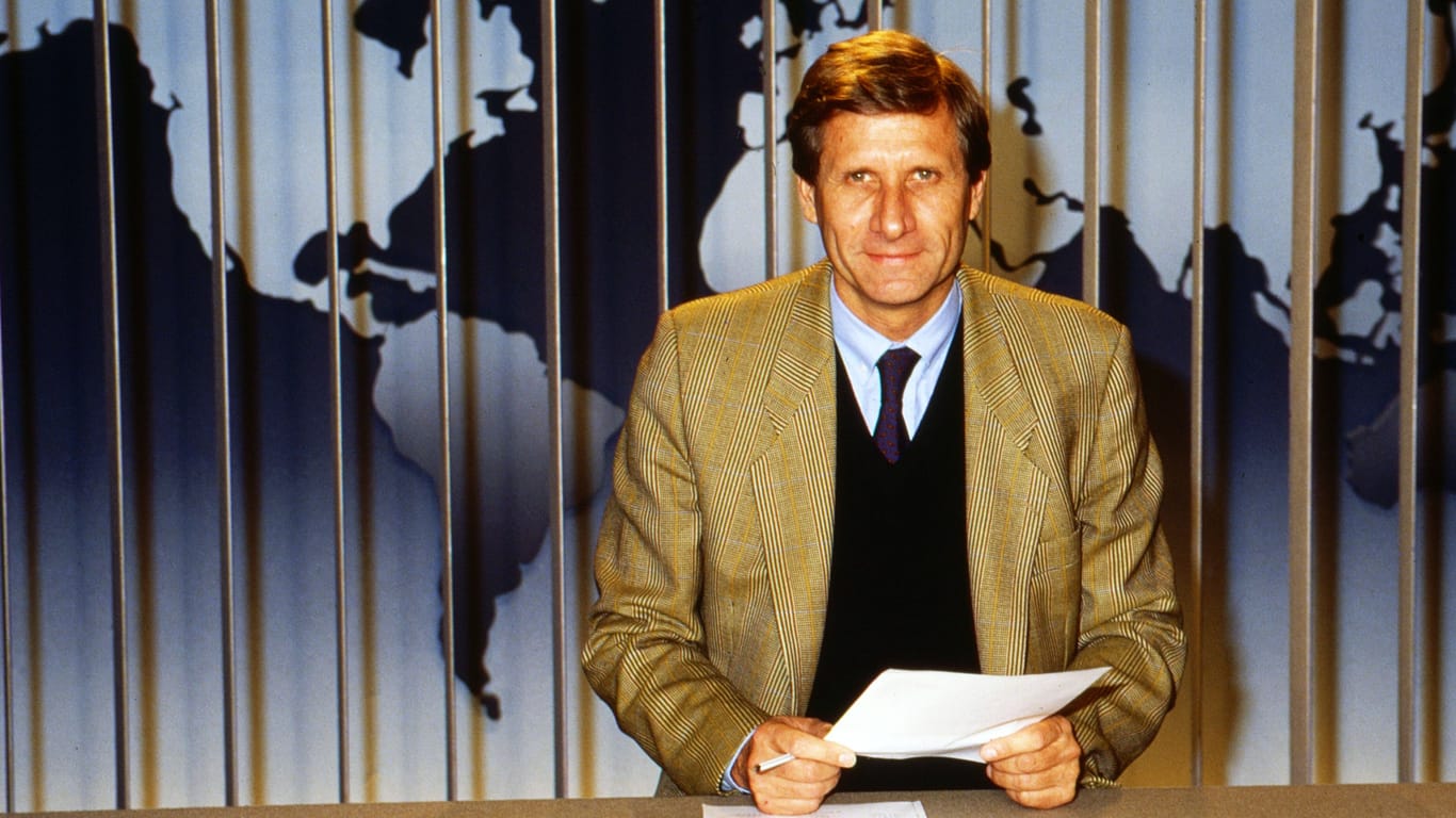 Ulrich Wickert 1994 als "Tagesthemen"-Moderator