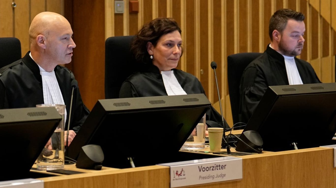 Richter im Gerichtssaal: Der Prozess fand in den Niederlanden statt.