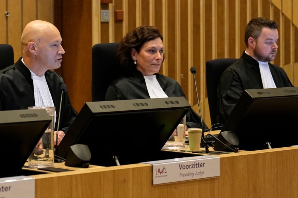 Richter im Gerichtssaal: Der Prozess fand in den Niederlanden statt.