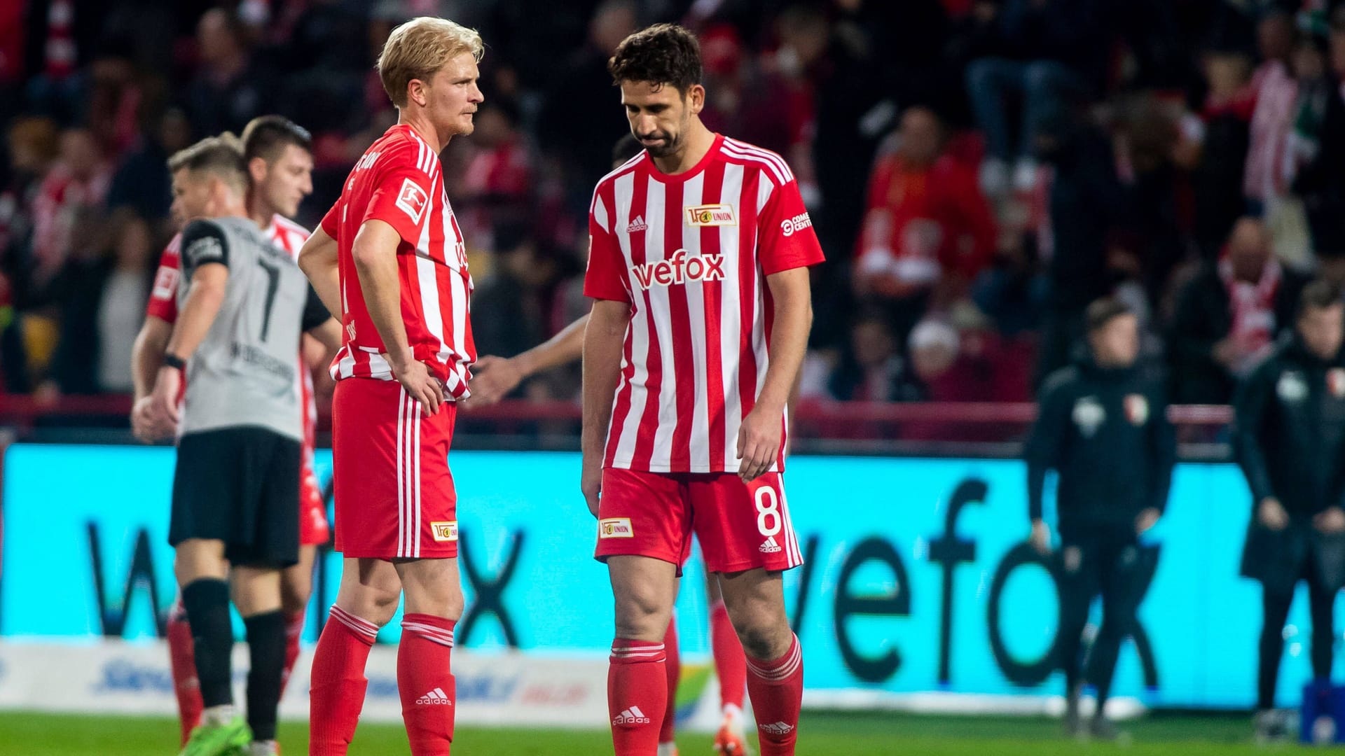 Union Berlin ist enttäuscht: Gegen Augsburg setzte es den nächsten Rückschlag.