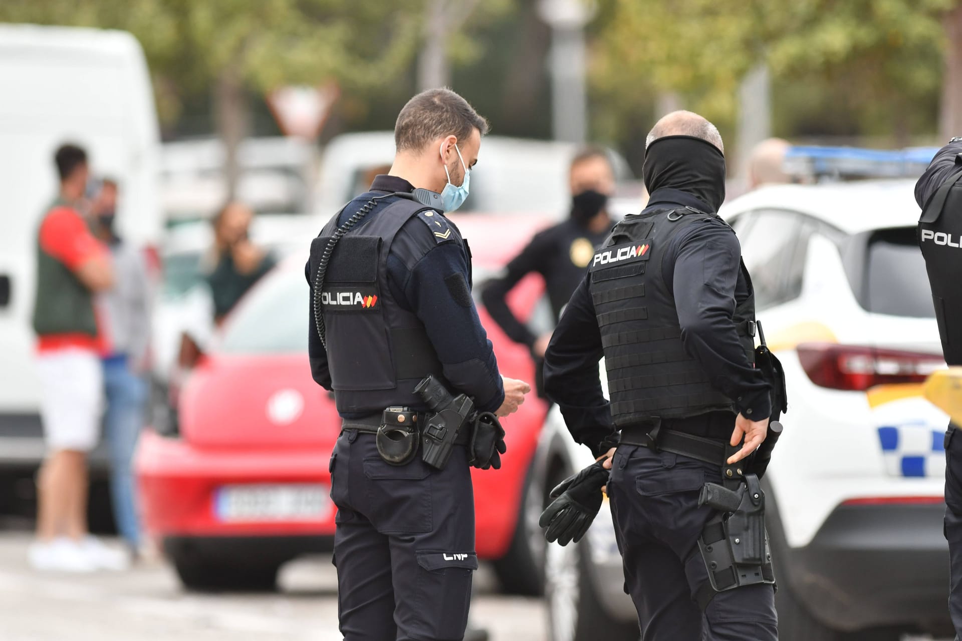 Polizei auf Mallorca (Symbolbild): Mittlerweile ist der Verdächtige wieder nach Deutschland gebracht worden.