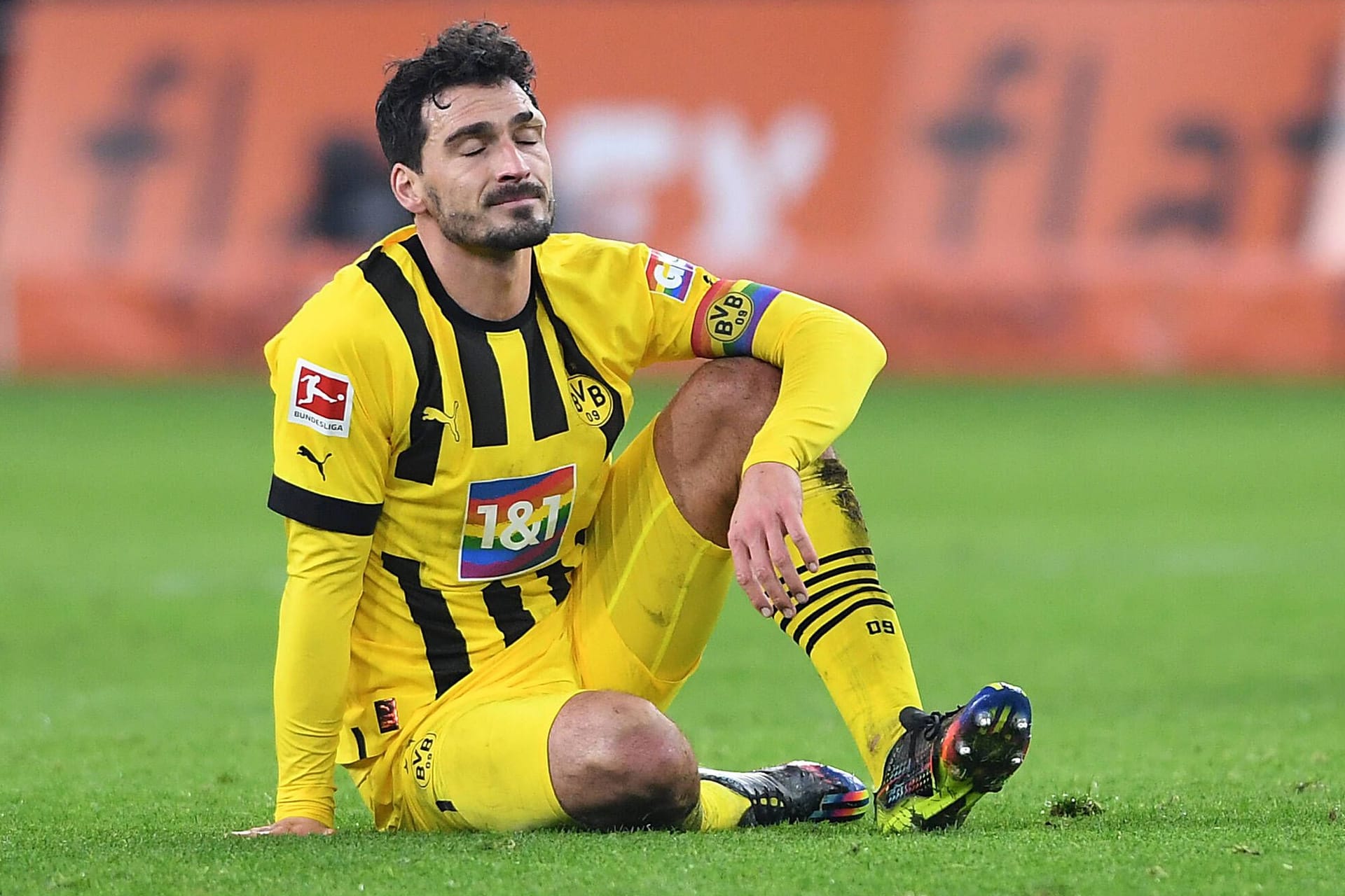 Mats Hummels: Der Innenverteidiger erlebte einen schlechten Abend in Gladbach.