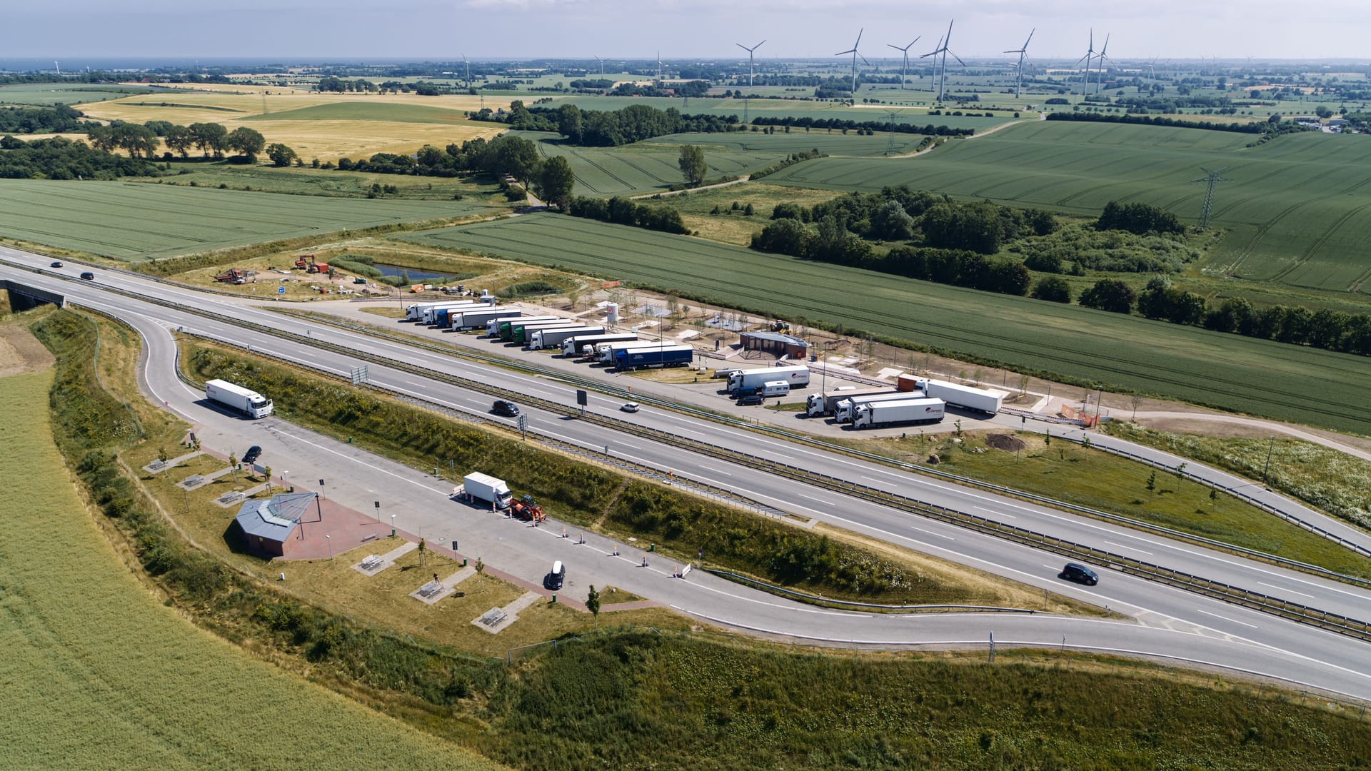 Positivbeispiel: Anlage "Ostseeblick" an der A1 ist Deutschlands bester Rastplatz.