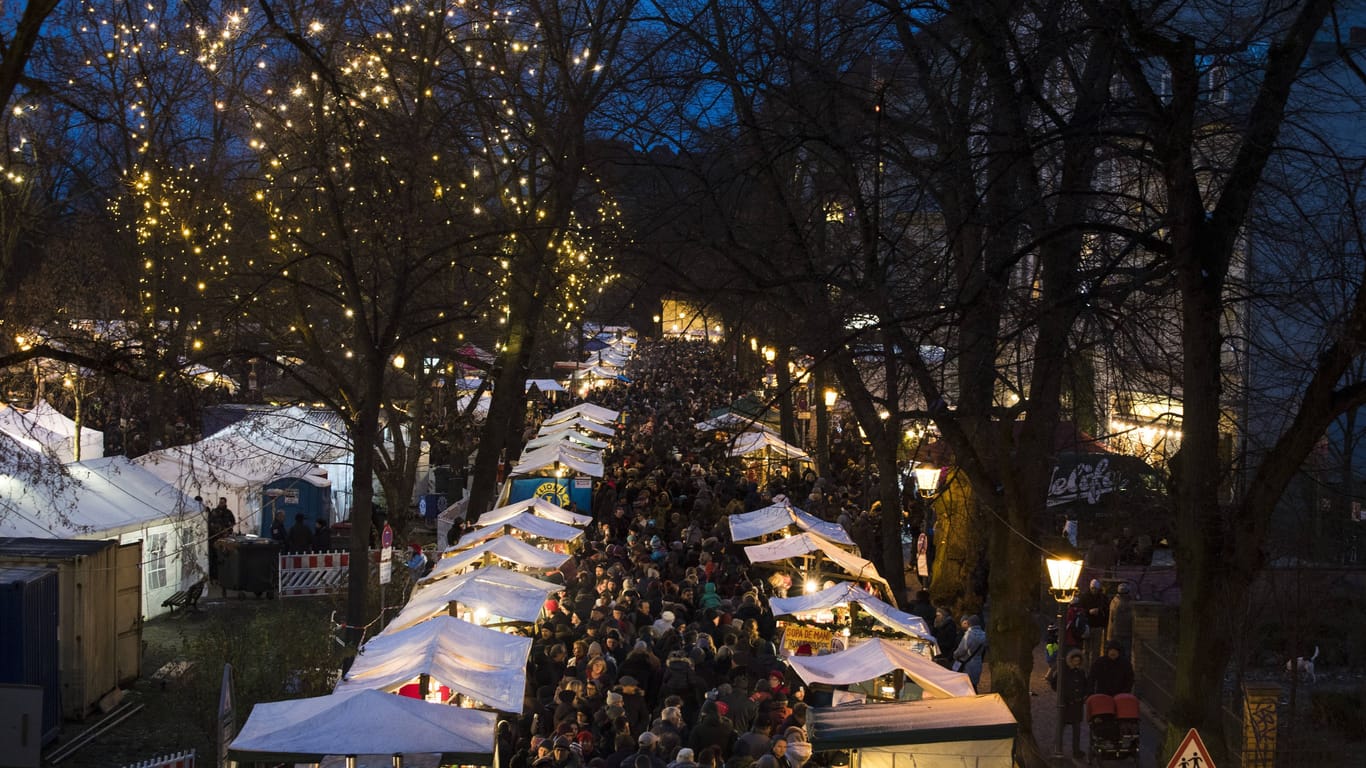Alt-Rixdorfer Weihnachtsmarkt (Archivbild): Der Markt zeichnet sich durch seine Hilfe für gemeinnützige Organisationen aus.