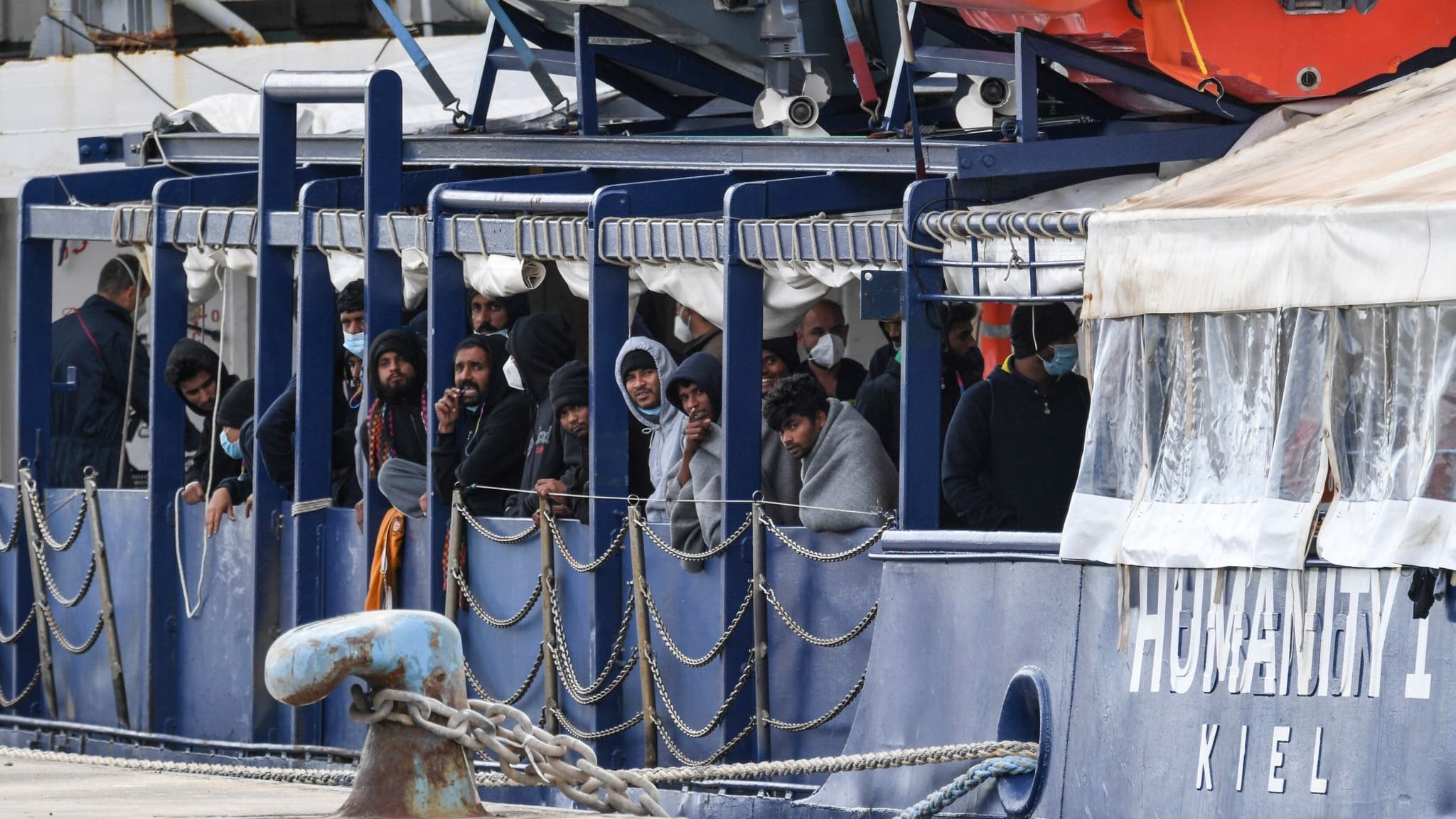 Italien: Migranten auf Rettungsschiff protestieren mit Hungerstreik