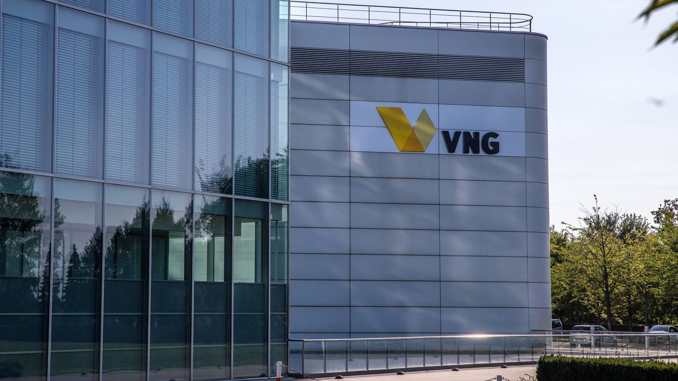 Hauptsitz von VNG in Leipzig: Der Gasversorger hatte im September Hilfen beantragt.