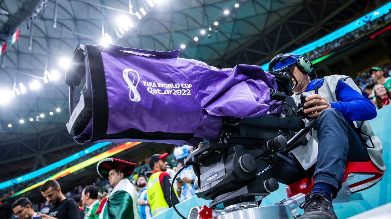 Kamera bei der Fußball-WM