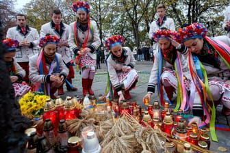 Gedenken an die Opfer des Holodomors: Bis zu vier Millionen Menschen verhungerten.