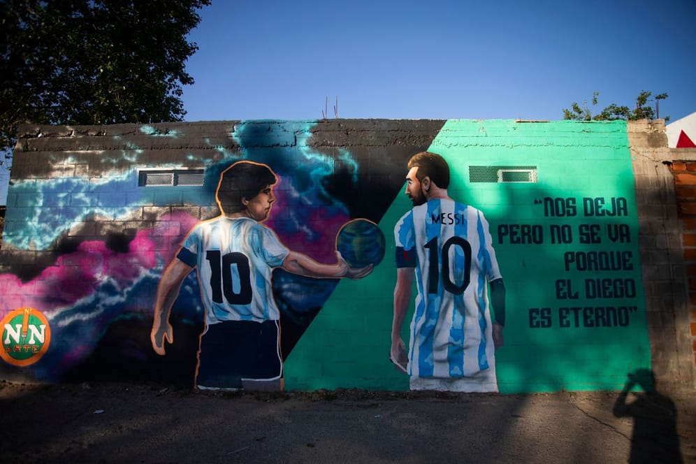 Maradona und Messi