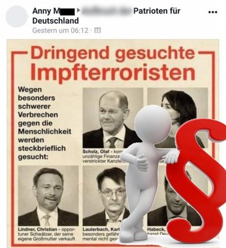 "Patrioten" in Impfangst: Auch Außenministerin Annalena Baerbock wurde deshalb auf eine "Terroristen"-Liste gesetzt.