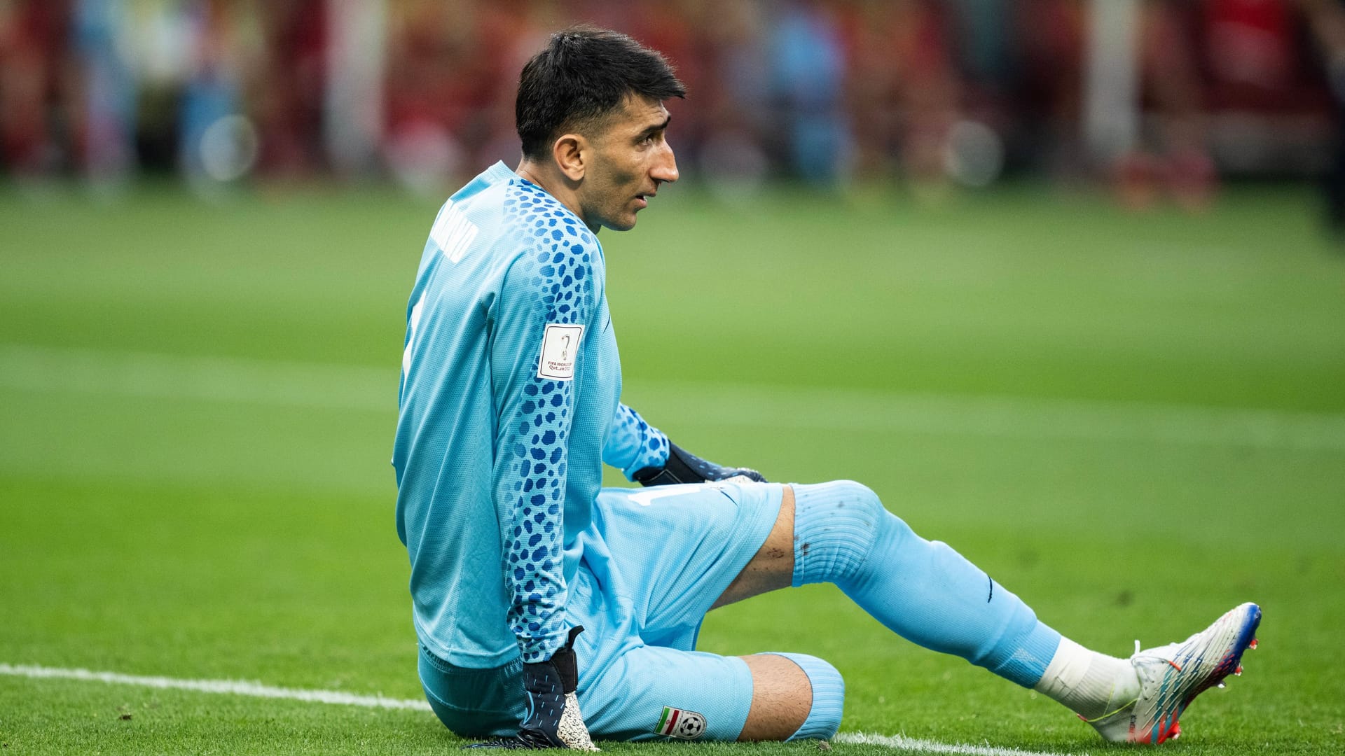 Alireza Beiranvand: Der Keeper des Irans musste das Spielfeld früh verlassen.