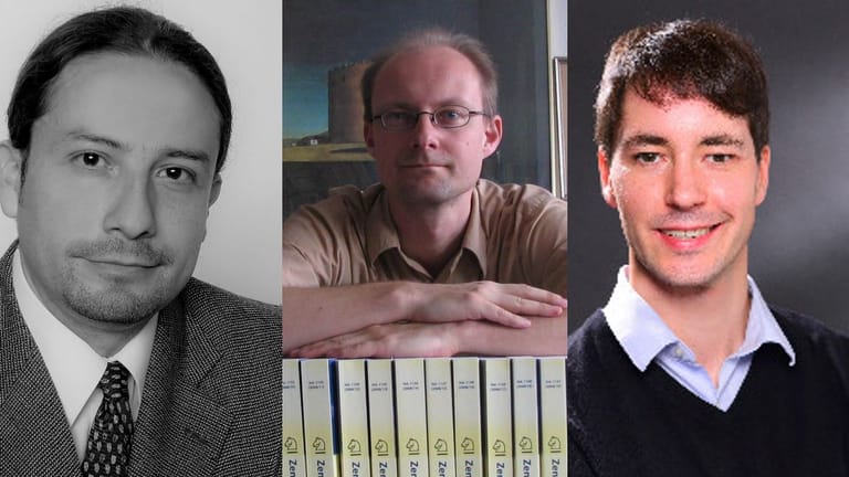 Diese drei Mathematiker fordern Sie heraus: Octavio Pangiagua, Olaf Teschke und Fabian Müller (v.l.n.r.)
