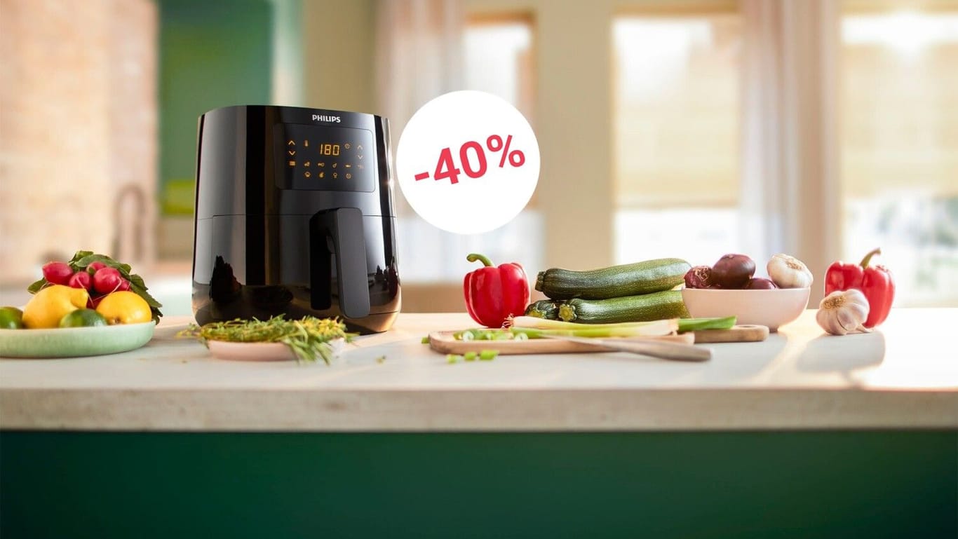 Black Week bei Media Markt: Heute erhalten Sie den Airfryer von Philips zum Spitzenpreis.