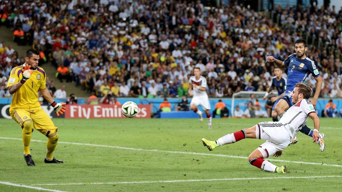 Mario Götze: Mit seinem Tor im WM-Finale 2014 hat er sich in die Geschichtsbücher des deutschen Fußballs geschossen.
