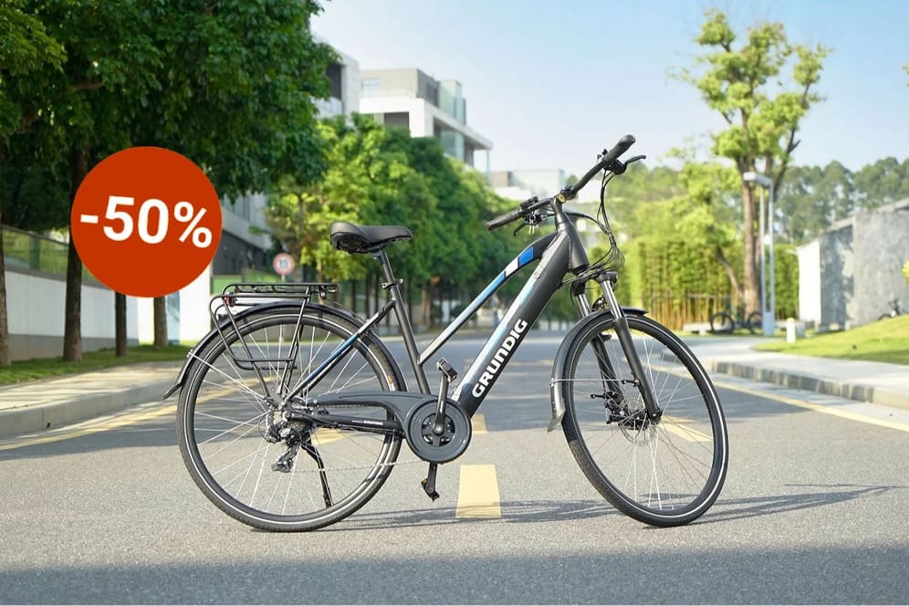 Bei Lidl ist ein E-Bike der Marke Grundig zum Rekord-Tiefpreis im Angebot.