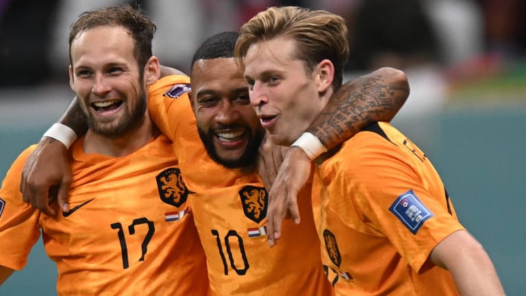 Memphis Depay (m.): Die Stars der Niederlande freuen sich auf die K.o-Phase.