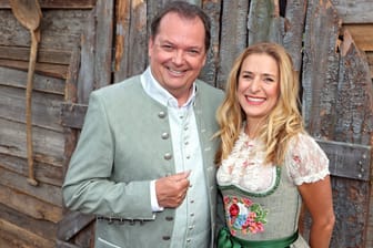 Bisher ein Moderations-Duo: Arnulf Prasch und Sängerin Stefanie Hertel