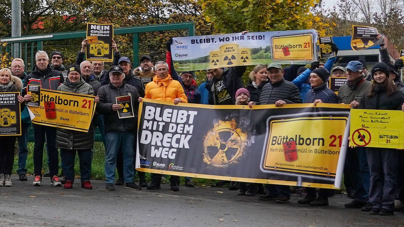 Büttelborner Bürger protestieren gegen die Zuweisung von Atommüll: Der Kreistag Groß-Gerau hat sich einstimmig dagegen entschieden.