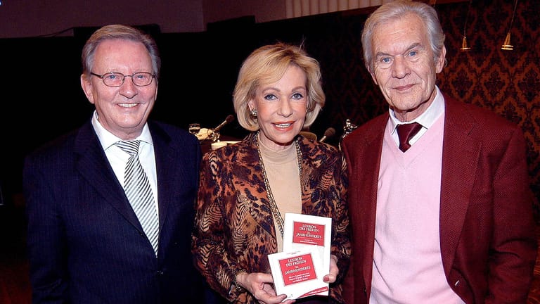 Jo Brauner mit seinem ehemaligen Kollegen Dagmar Berghoff und Wilhelm Wieben.