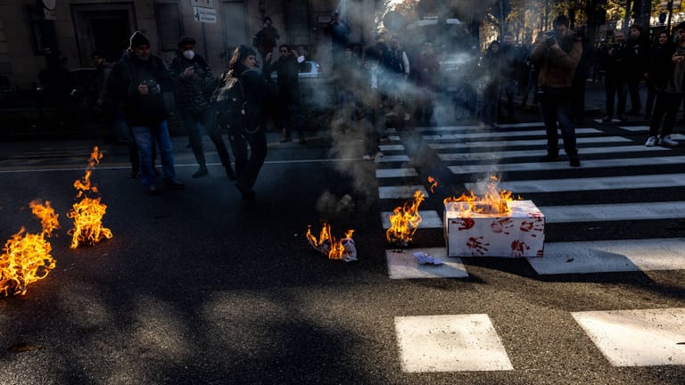 Studentenproteste: Gegen Italiens rechte Regierung gehen vor allem junge Italiener auf die Straße.