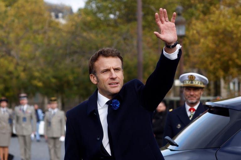 Emmanuel Macron: Frankreichs Präsident ist als erfahrener Gipfelteilnehmer der bekannteste Teilnehmer aus Europa.