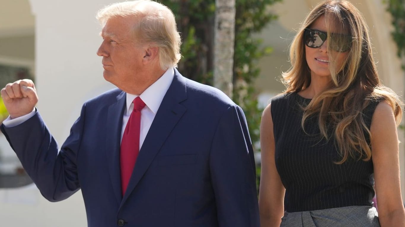 Donald und Melania Trump: Das Paar zeigte sich gemeinsam in der Öffentlichkeit.
