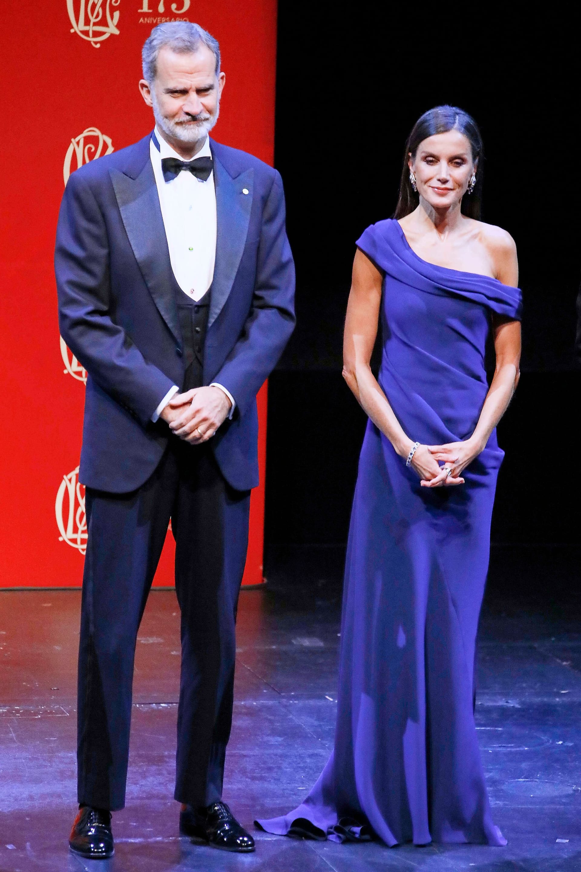 König Felipe und Königin Letizia bei ihrem Auftritt in Barcelona