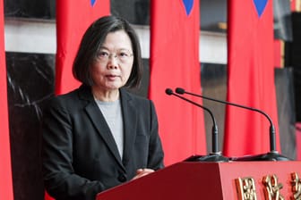 Taiwans Präsidentin Tsai Ing-wen: Ihre Partei hat bei den Kommunalwahlen wichtige Posten verloren.