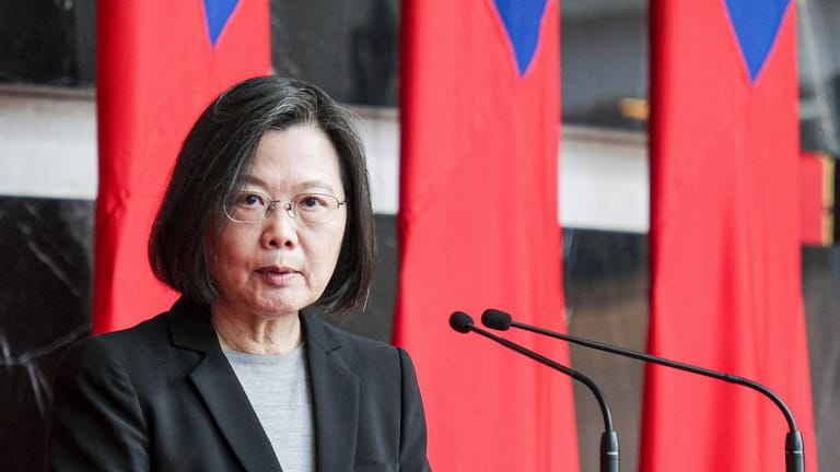 Taiwans Präsidentin Tsai Ing-wen: Ihre Partei hat bei den Kommunalwahlen wichtige Posten verloren.