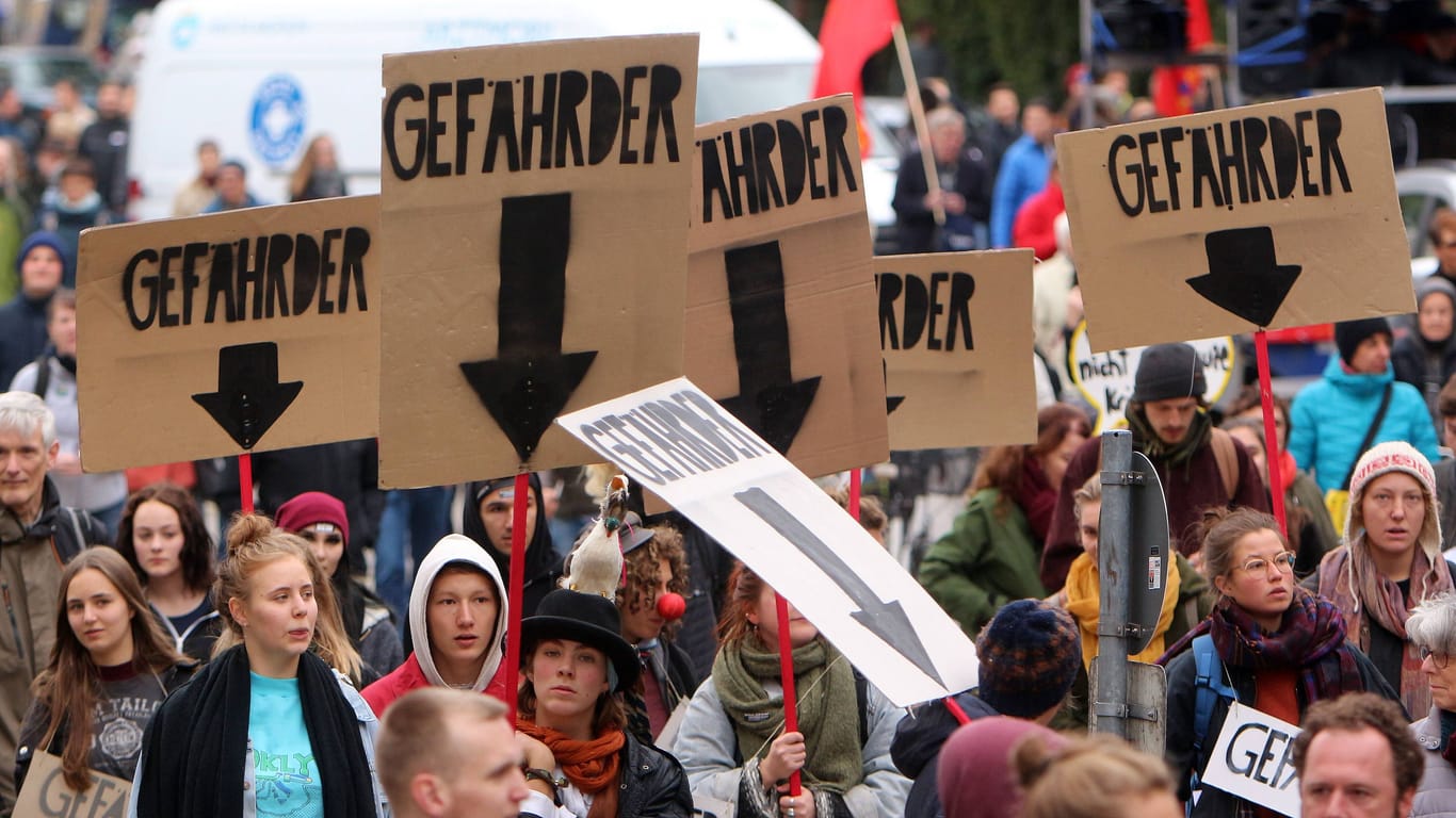 Protest gegen das Polizeiaufgabengesetz in München 2018: Mehrere zehntausend Menschen gingen auf die Straße.