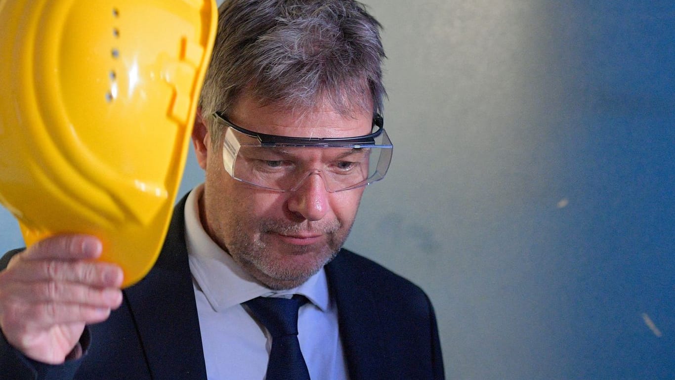 German Economy Minister Robert Habeck visits Wacker Chemie plant in Nuenchritz