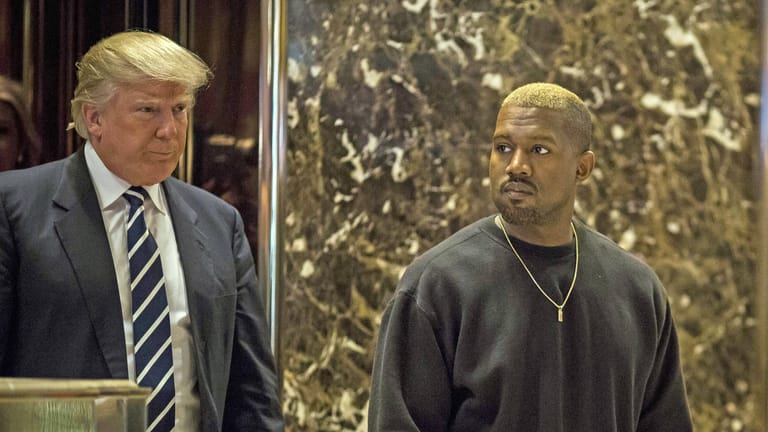 Weggefährten seit 2016: Donald Trump und Kanye West