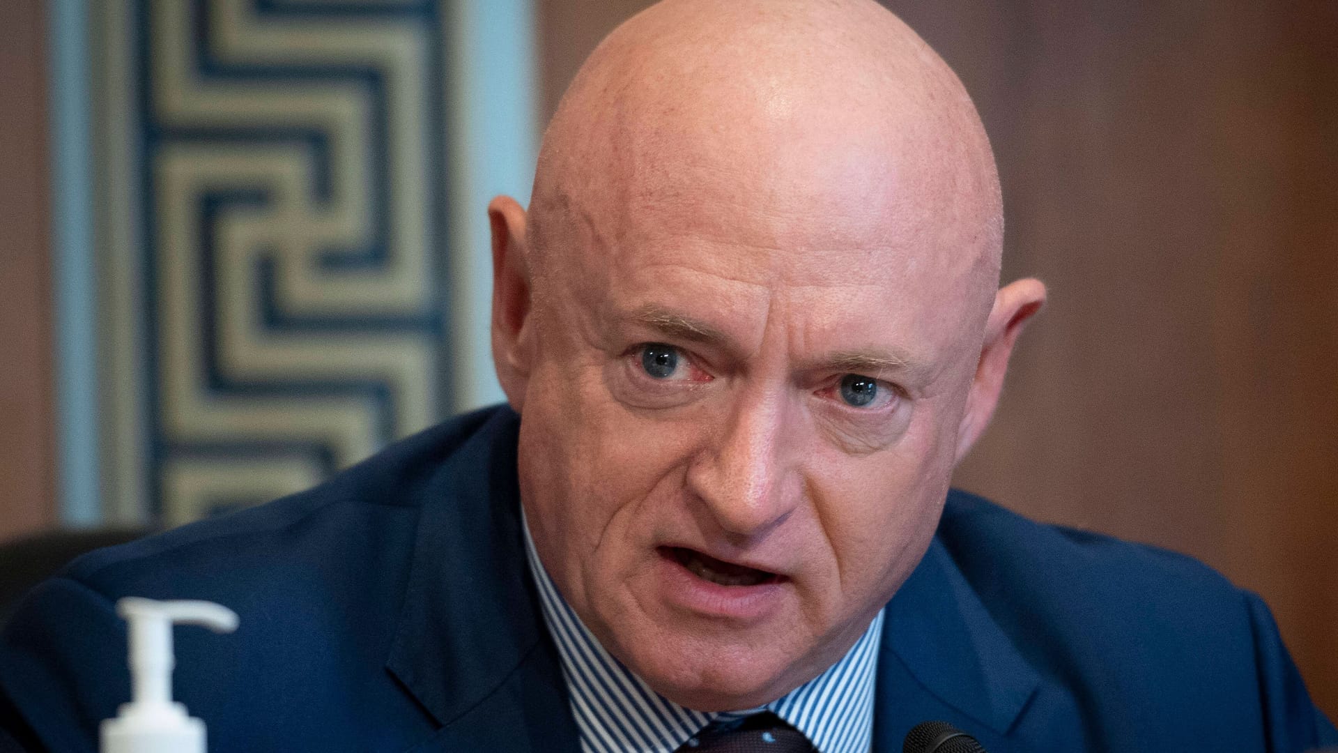 Mark Kelly: Der Demokrat will sich gegen Republikaner Blake Masters durchsetzen.