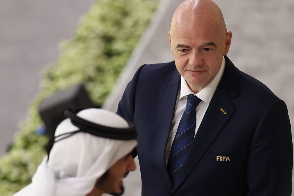 Gianni Infantino beim WM-Eröffnungsspiel: Der Fifa-Präsident wünscht sich ein unpolitisches Turnier.