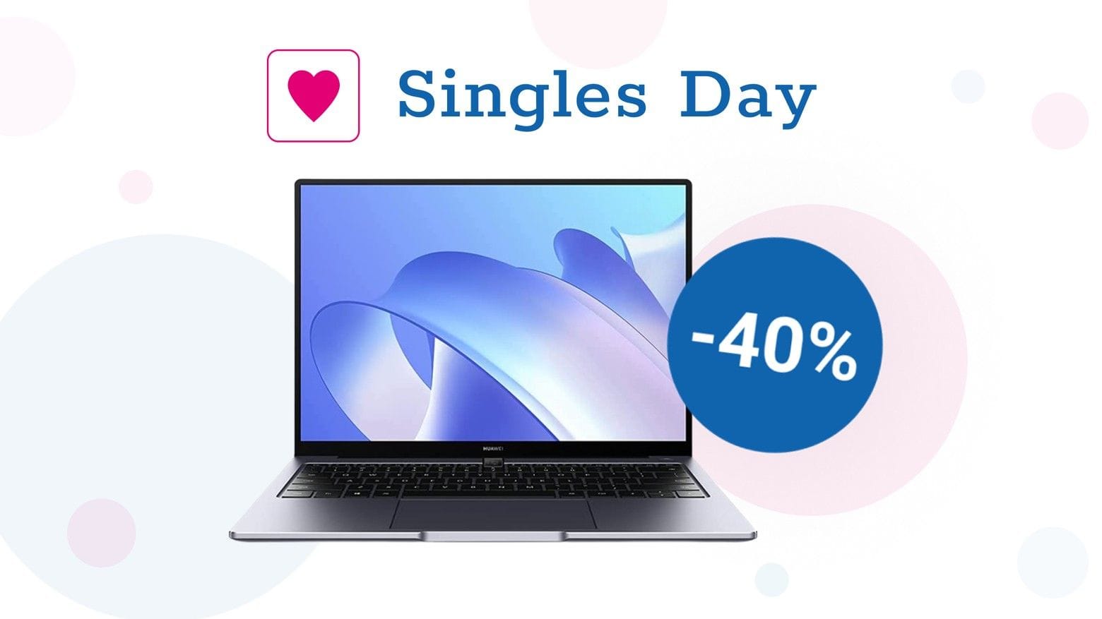 Am Singles Day bietet Huawei das leistungsstarke MateBook 14 so günstig an wie nie zuvor.