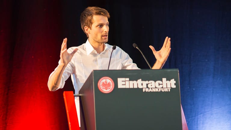 Dario Minden: Der Vertreter von "Unsere Kurve" ist glühender Fan von Eintracht Frankfurt.