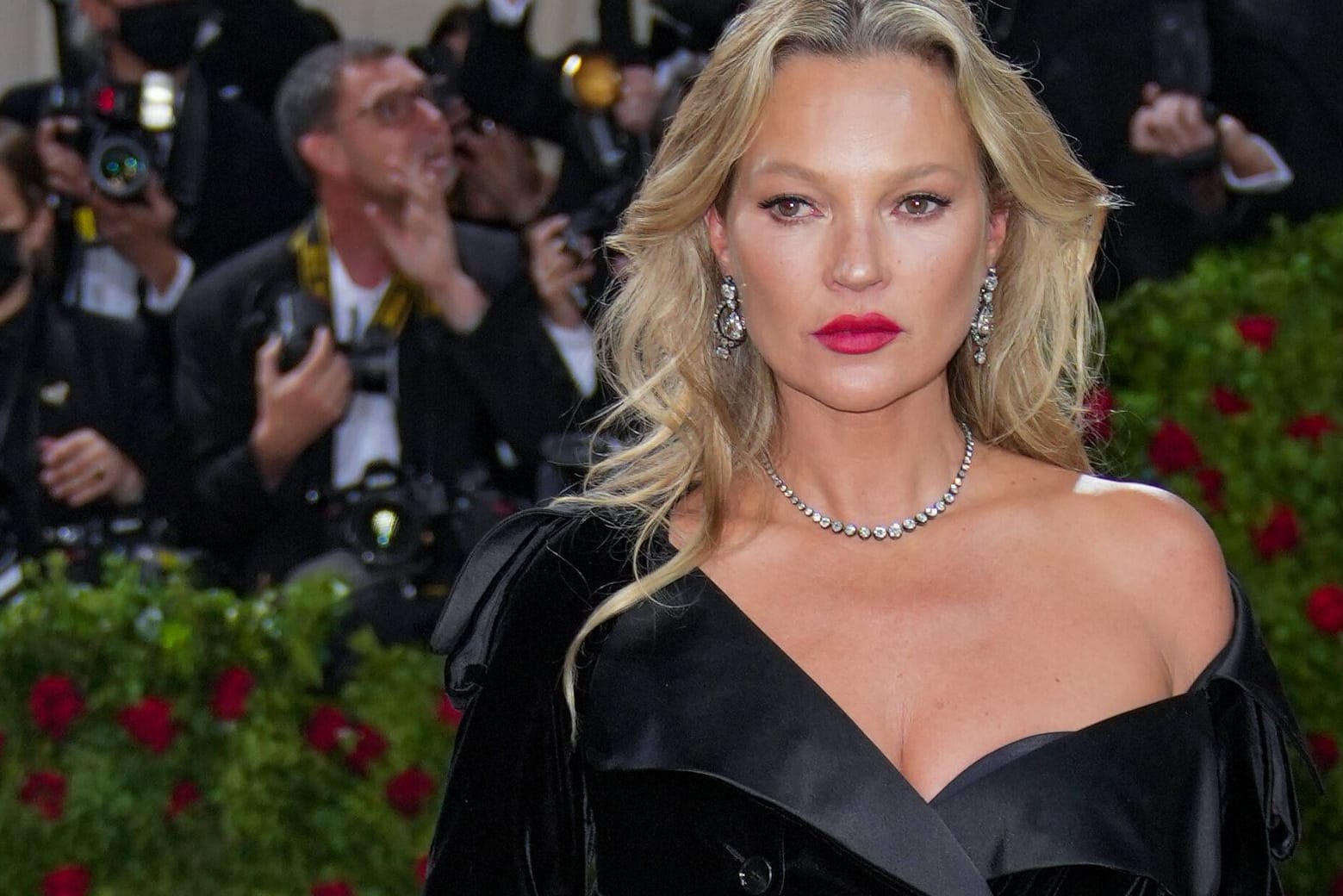 Kate Moss: Kürzlich saß ihr Kleid weniger sicher als dieses.