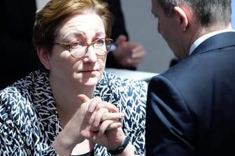 Bauministerin Klara Geywitz (SPD) mit Verkehrsminister Volker Wissing (FDP).