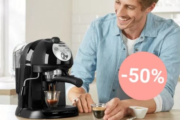 Am Black Weekend bietet Lidl eine Siebträgermaschine von De'Longhi zum halben Preis an.