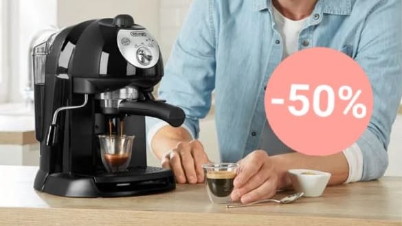 Am Black Weekend bietet Lidl eine Siebträgermaschine von De'Longhi zum halben Preis an.