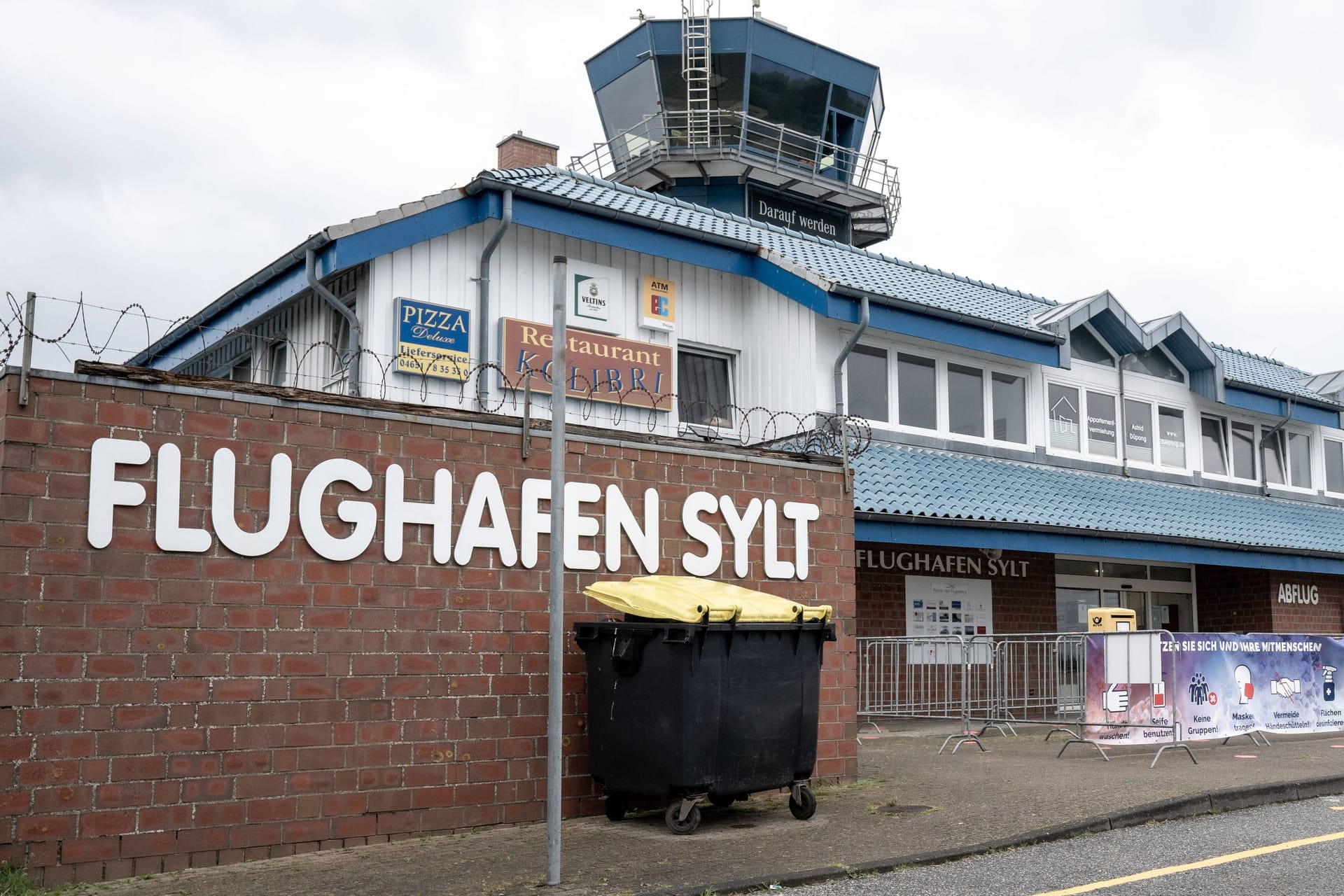 Regionalflughafen Westerland auf der Insel Sylt (Archivbild): Das Restaurant "Kolibri" im Terminal des Flughafens ist geschlossen, jetzt steht die Nachfolge fest.