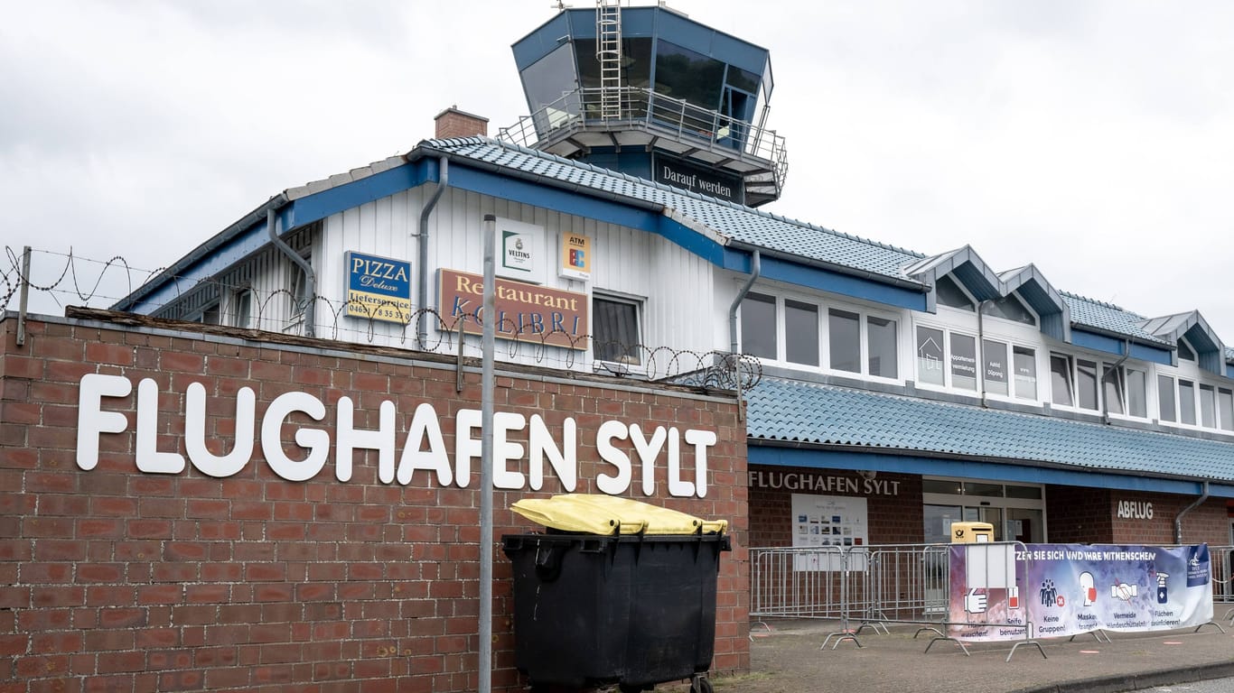 Regionalflughafen Westerland auf der Insel Sylt (Archivbild): Das Restaurant "Kolibri" im Terminal des Flughafens ist geschlossen, jetzt steht die Nachfolge fest.