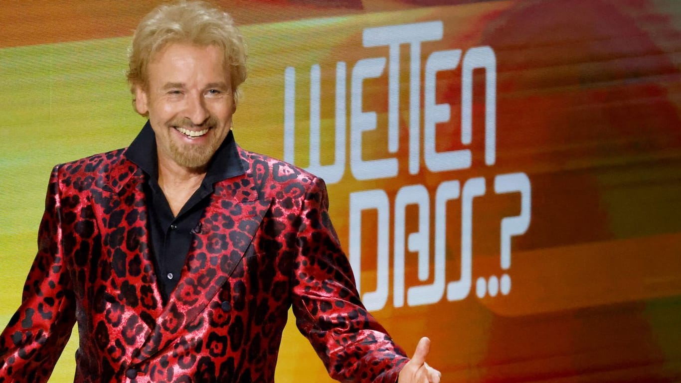 Friedrichshafen: Thomas Gottschalk präsentiert erneut die ZDF-Show "Wetten, dass..?".