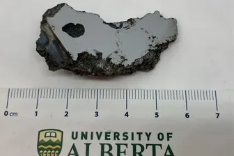 Gefunden in einem 70-Gramm-Meteoriten-Stück: In Kanada feiert ein Forschungsteam den Fund neuer Mineralien.