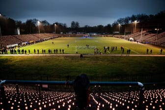 Protestaktion gegen Fußball-WM