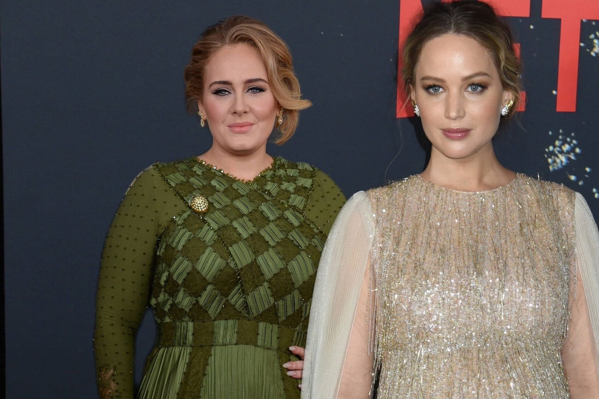 Adele und Jennifer Lawrence: Die Sängerin und die Schauspielerin sind gute Freundinnen.