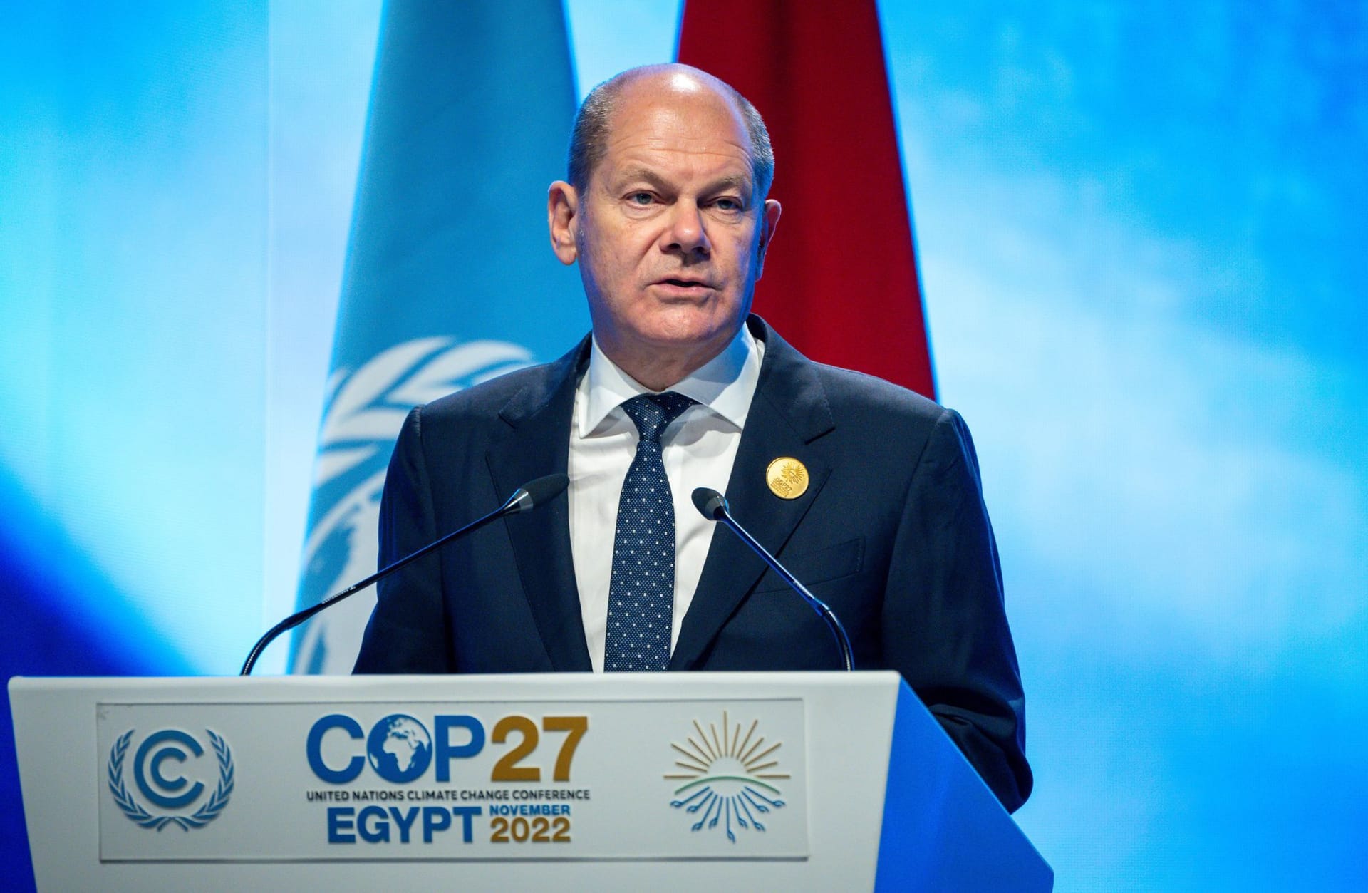 UN- Weltklimakonferenz COP27 - Kanzler Scholz