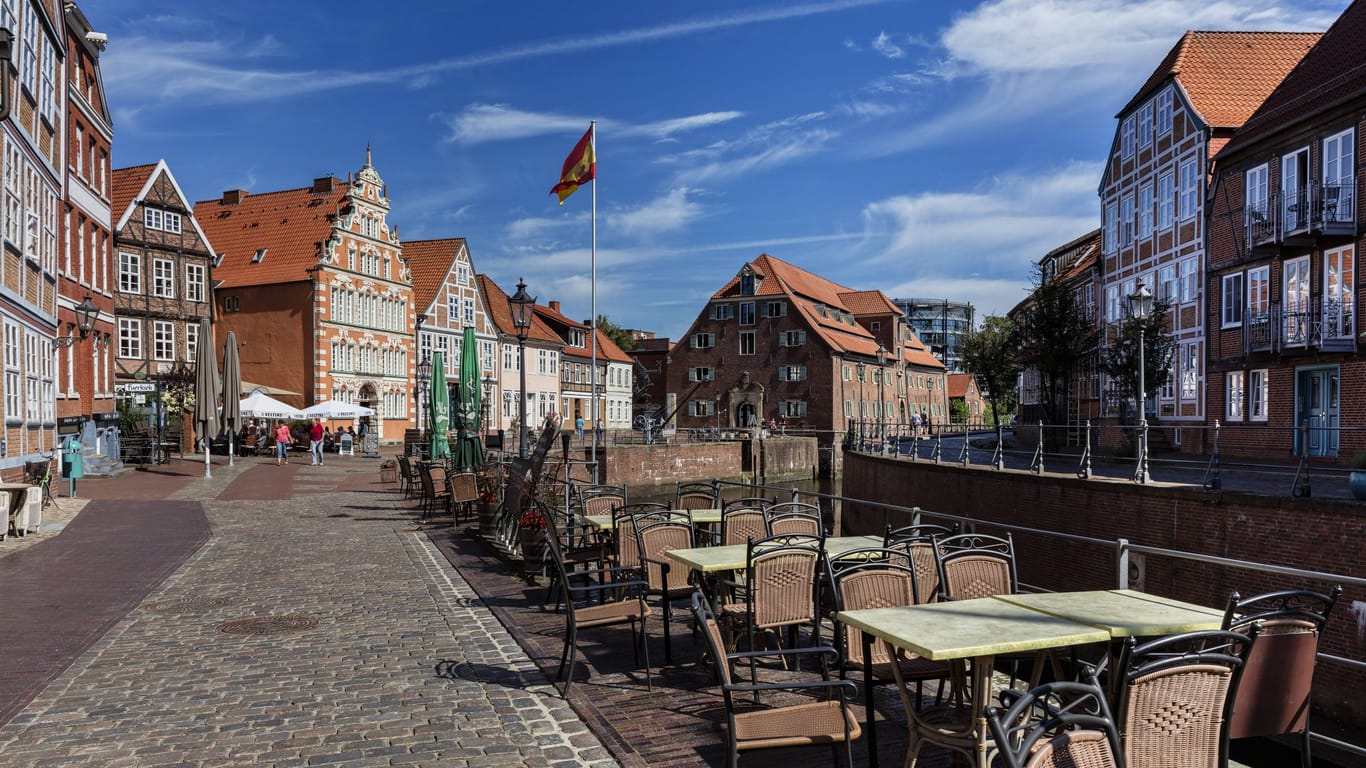 Die Altstadt von Stade im Alten Land.