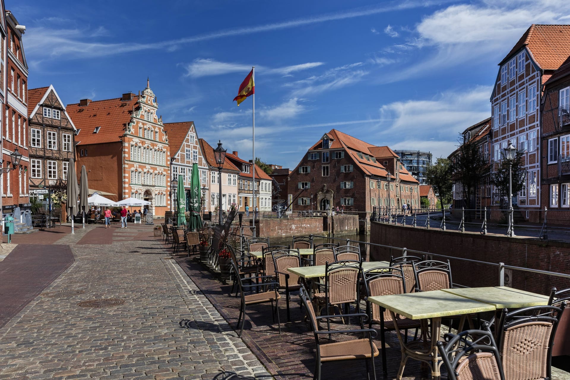 Die Altstadt von Stade im Alten Land.